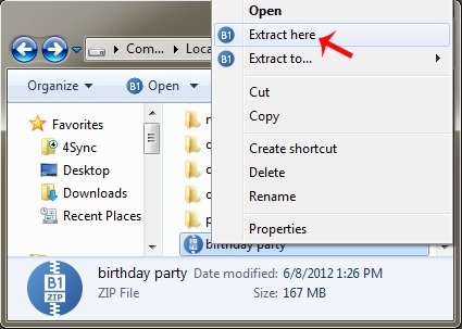Create zip files on mac